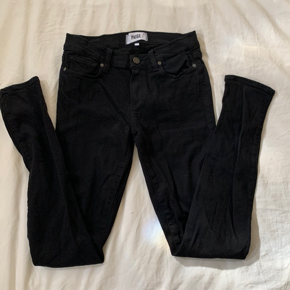Paige black denim